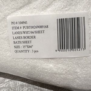 NWT - Frette bath sheets from Lanes Bath collection - 3